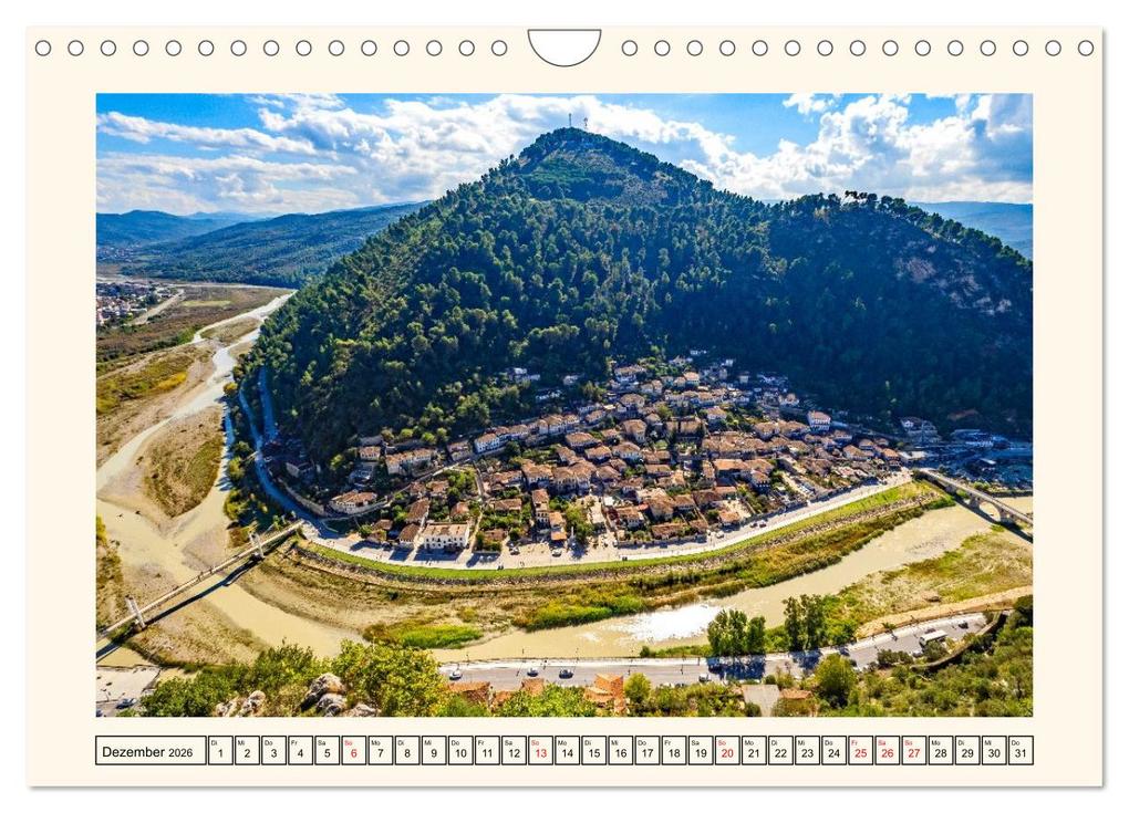 Weitere Ansicht: Berat - Die Stadt der tausend Fenster (Wandkalender 2026 DIN A4 quer), CALVENDO Monatskalender | Christa Kramer, Calvendo