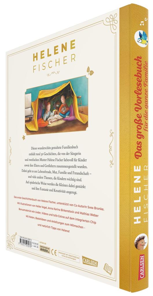 Weitere Ansicht: HELENE FISCHER: Das große Vorlesebuch für die ganze Familie mit Geschichten und Liedern | Helene Fischer