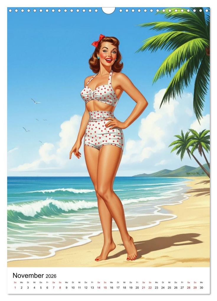 Weitere Ansicht: Charme & Kurven: Die Pin-ups der Golden 50s (Wandkalender 2026 DIN A3 hoch), CALVENDO Monatskalender | Markus Gann (magann), Calvendo