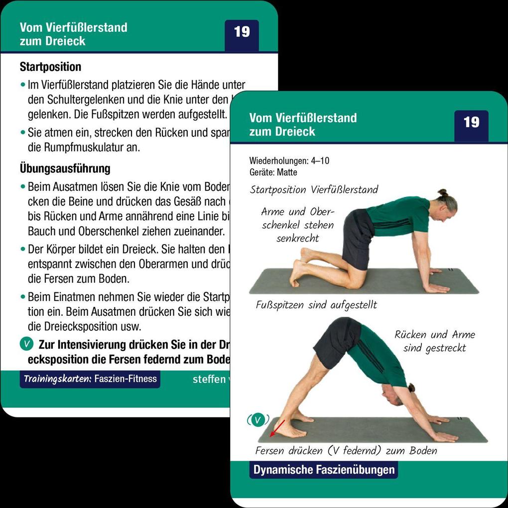 Weitere Ansicht: Trainingskarten Faszien-Fitness | Ronald Thomschke, Benno Paulitz