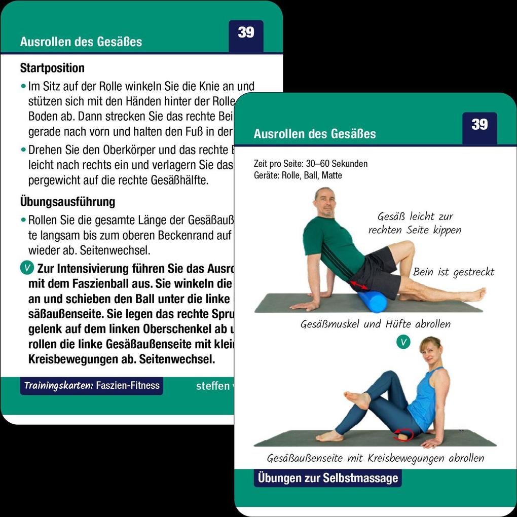 Weitere Ansicht: Trainingskarten Faszien-Fitness | Ronald Thomschke, Benno Paulitz