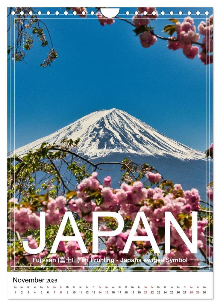 Weitere Ansicht: Japan PosterArt 2024 (Wandkalender 2026 DIN A4 hoch), CALVENDO Monatskalender | Michael Lieder - Artem24.eu, Calvendo