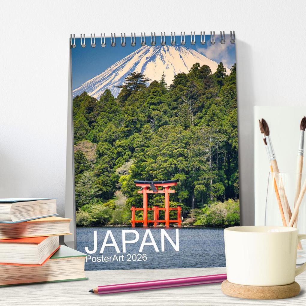 Weitere Ansicht: Japan PosterArt 2024 (Tischkalender 2026 DIN A5 hoch), CALVENDO Monatskalender | Michael Lieder - Artem24.eu, Calvendo