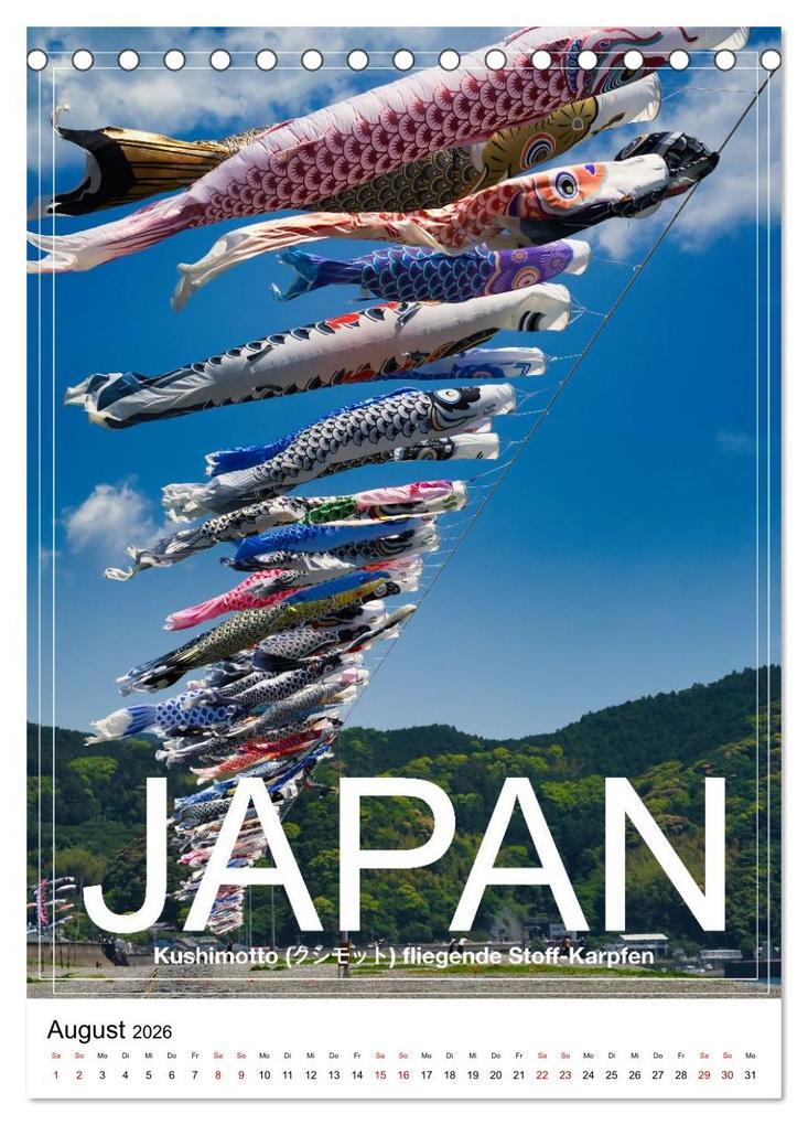 Weitere Ansicht: Japan PosterArt 2024 (Tischkalender 2026 DIN A5 hoch), CALVENDO Monatskalender | Michael Lieder - Artem24.eu, Calvendo