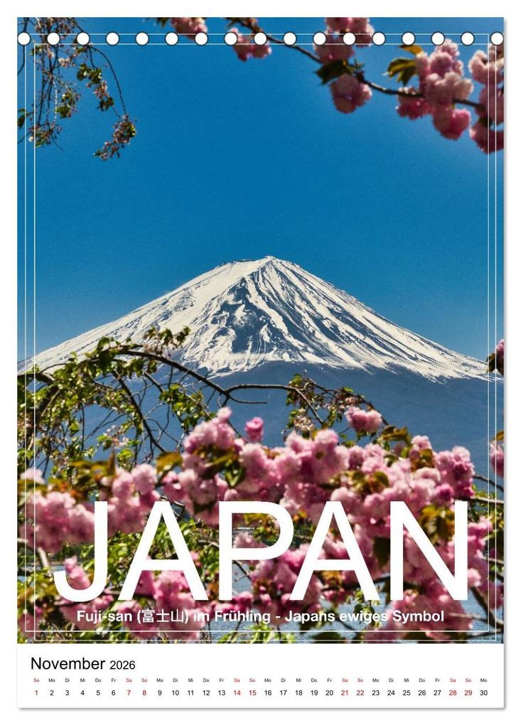 Weitere Ansicht: Japan PosterArt 2024 (Tischkalender 2026 DIN A5 hoch), CALVENDO Monatskalender | Michael Lieder - Artem24.eu, Calvendo