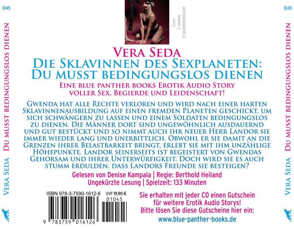 Weitere Ansicht: Die Sklavinnen des Sexplaneten: Du musst bedingungslos dienen | Erotik Audio Story | Erotisches Hörbuch 2x Audio-CD | Vera Seda
