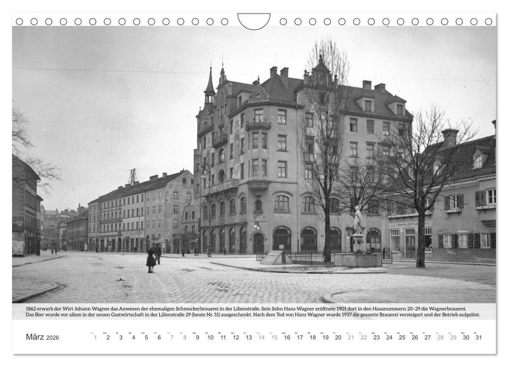 Weitere Ansicht: Historisches München - Alte Münchner Brauereien, Brauhäuser und Bierpaläste (Wandkalender 2026 DIN A4 quer), CALVENDO Monatskalender | historisches.muenchen historisches.muenchen, Calvendo, historisches.muenchen