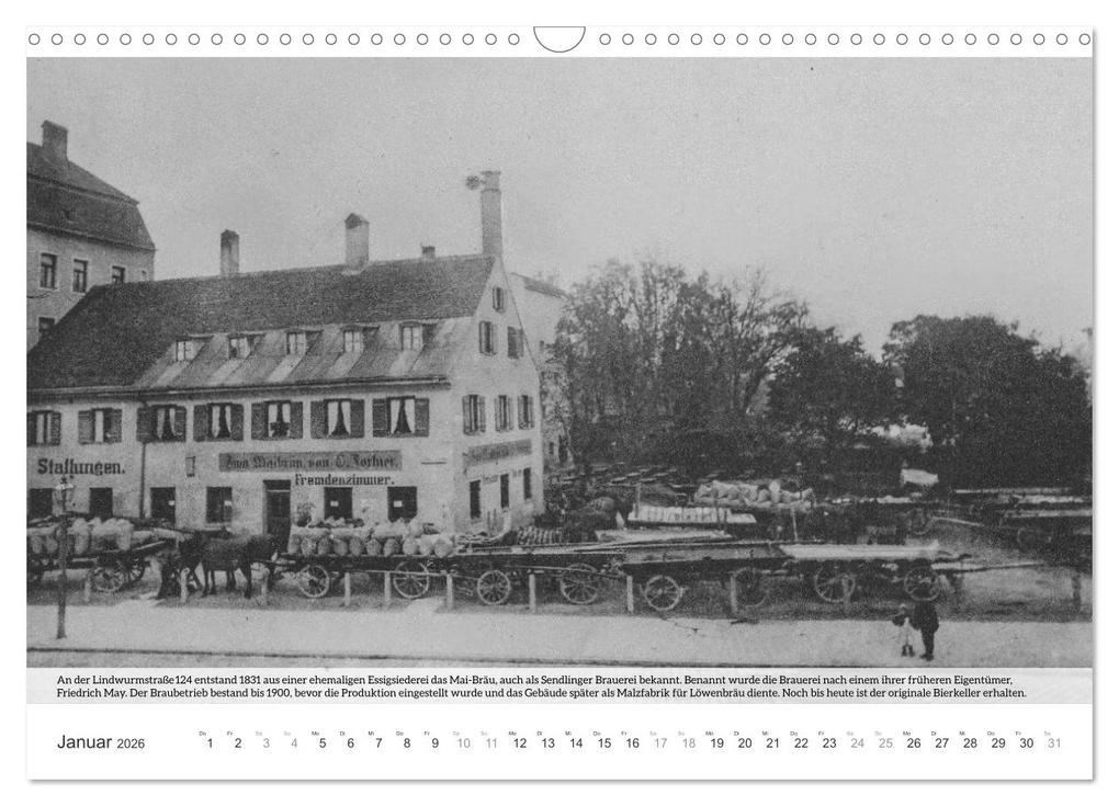 Weitere Ansicht: Historisches München - Alte Münchner Brauereien, Brauhäuser und Bierpaläste (Wandkalender 2026 DIN A3 quer), CALVENDO Monatskalender | historisches.muenchen historisches.muenchen, Calvendo, historisches.muenchen