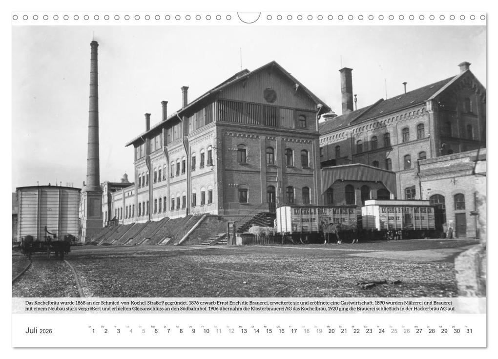 Weitere Ansicht: Historisches München - Alte Münchner Brauereien, Brauhäuser und Bierpaläste (Wandkalender 2026 DIN A3 quer), CALVENDO Monatskalender | historisches.muenchen historisches.muenchen, Calvendo, historisches.muenchen