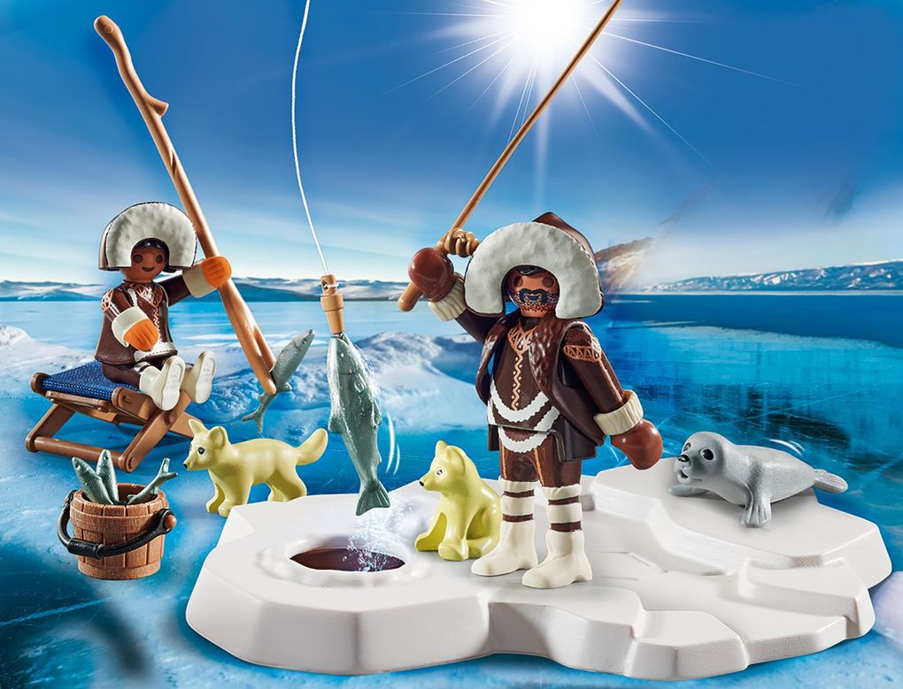 Weitere Ansicht: PLAYMOBIL 70606 - Family Fun - Geschenkset Eisangler