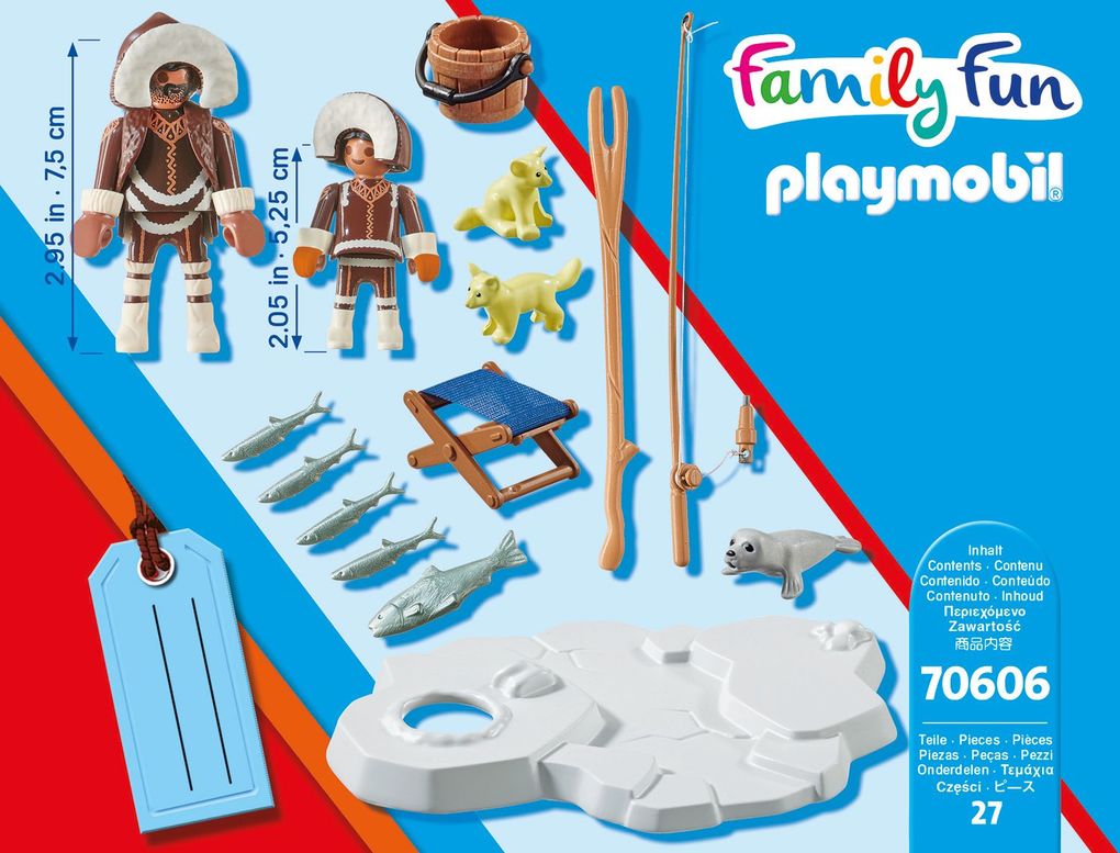 Weitere Ansicht: PLAYMOBIL 70606 - Family Fun - Geschenkset Eisangler