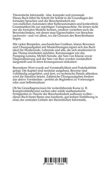 Weitere Ansicht: Theoretische Informatik | Lucien Sina