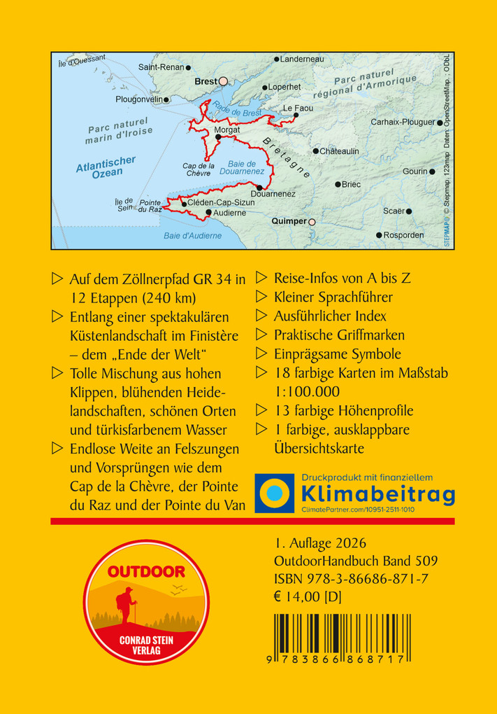 Weitere Ansicht: Bretagne: Zöllnerpfad GR 34 von Le Faou bis Audierne | Nina Rühlig