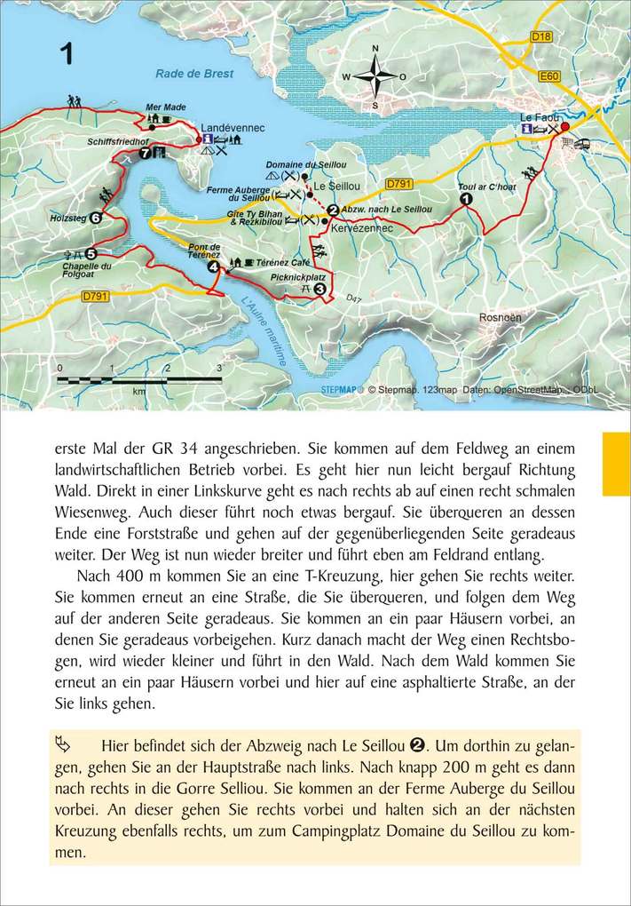 Weitere Ansicht: Bretagne: Zöllnerpfad GR 34 von Le Faou bis Audierne | Nina Rühlig