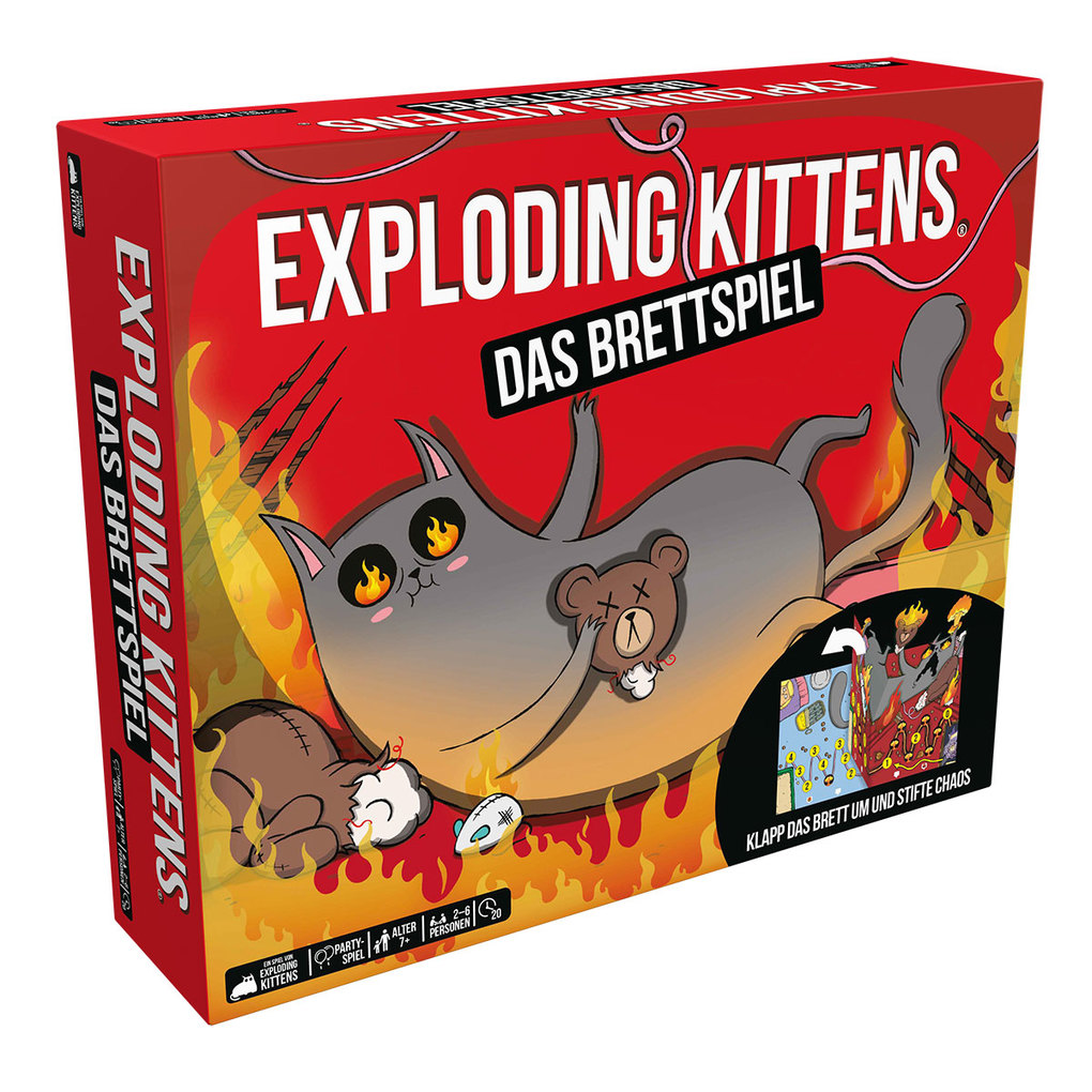 Produktbild: Exploding Kittens: Das Brettspiel | Exploding Kittens Team