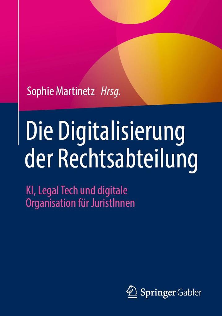 Produktbild: Die Digitalisierung der Rechtsabteilung