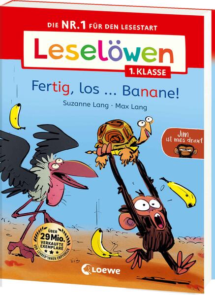 Produktbild: Leselöwen 1. Klasse - Jim ist mies drauf - Fertig, los...Banane! | Suzanne Lang