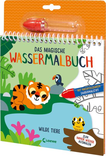 Produktbild: Das magische Wassermalbuch - Wilde Tiere