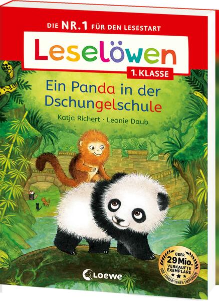Produktbild: Leselöwen 1. Klasse - Ein Panda in der Dschungelschule | Katja Richert
