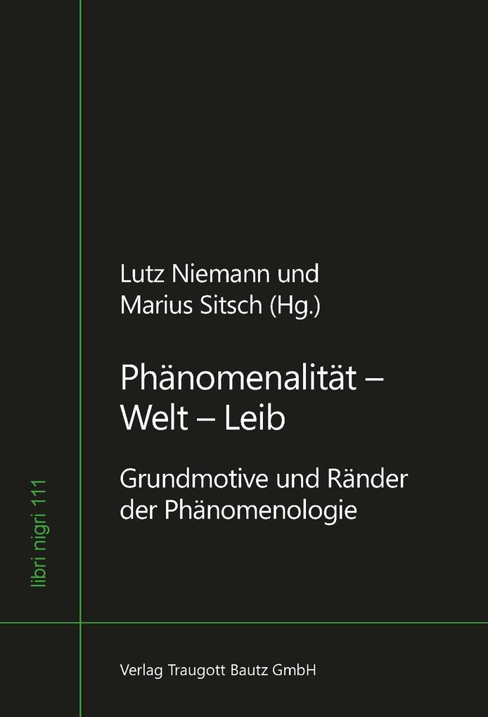 Produktbild: Phänomenalität - Welt - Leib