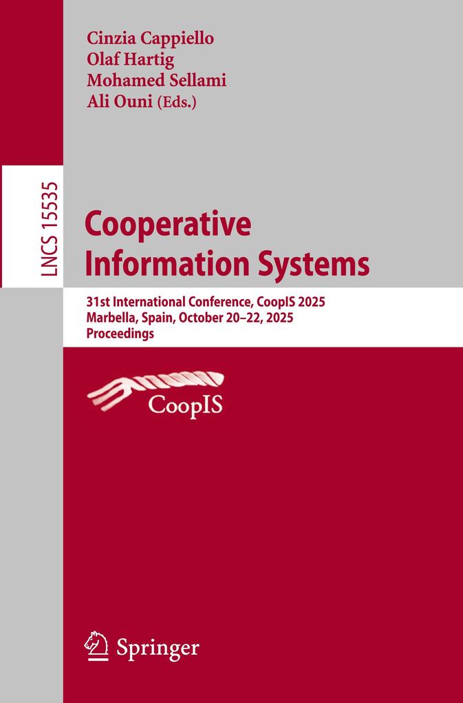 Produktbild: Cooperative Information Systems