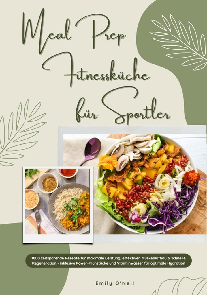 Produktbild: Meal Prep Fitnessküche für Sportler: 1000 zeitsparende Rezepte für maximale Leistung, effektiven Muskelaufbau & schnelle Regeneration - inkl. Power-Frühstücke und Vitaminwasser für optimale Hydration | Emily O'Neil
