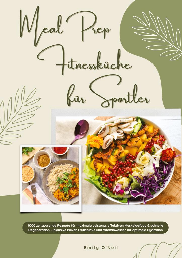 Produktbild: Meal Prep Fitnessküche für Sportler: 1000 zeitsparende Rezepte für maximale Leistung, effektiven Muskelaufbau & schnelle Regeneration - inkl. Power-Frühstücke und Vitaminwasser für optimale Hydration | Emily O'Neil