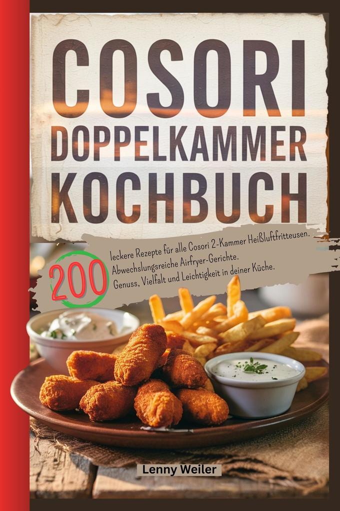 Produktbild: Cosori Doppelkammer Kochbuch | Weiler Lenny