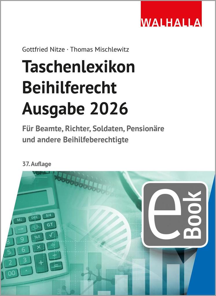 Produktbild: Taschenlexikon Beihilferecht Ausgabe 2026 | Gottfried Nitze