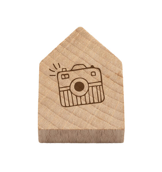 Produktbild: Magnetisches Holzhaus Kamera