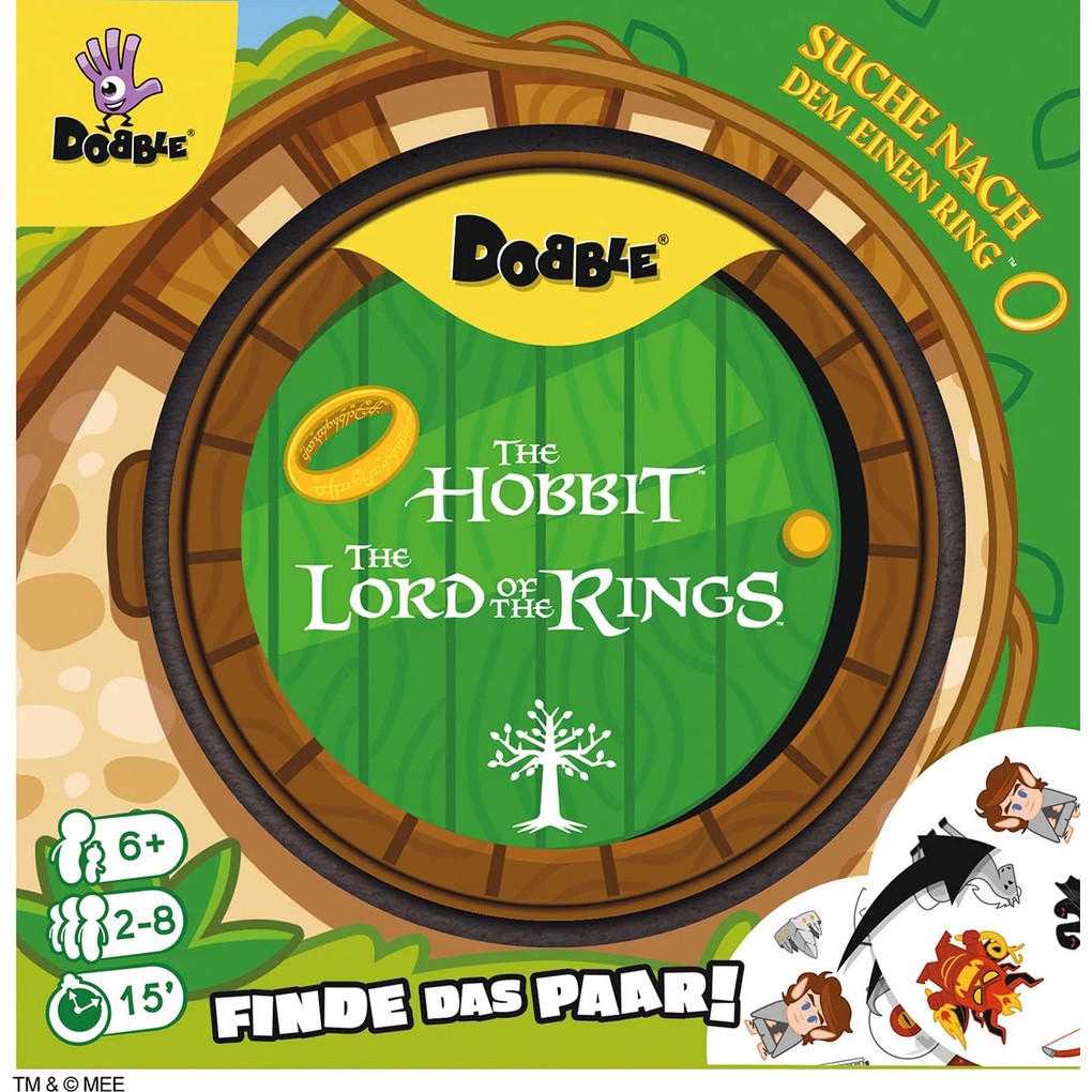 Weitere Ansicht: Zygomatic - Dobble Der Herr der Ringe | Jacques Cottereau, Play Factory Denis Blanchot, Denis Blanchot, Jacques Cottereau