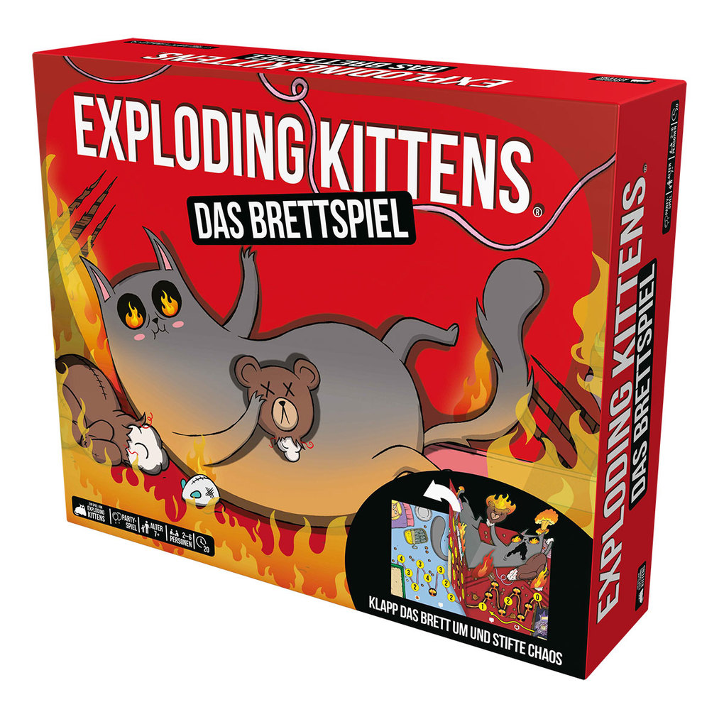 Weitere Ansicht: Exploding Kittens: Das Brettspiel | Exploding Kittens Team