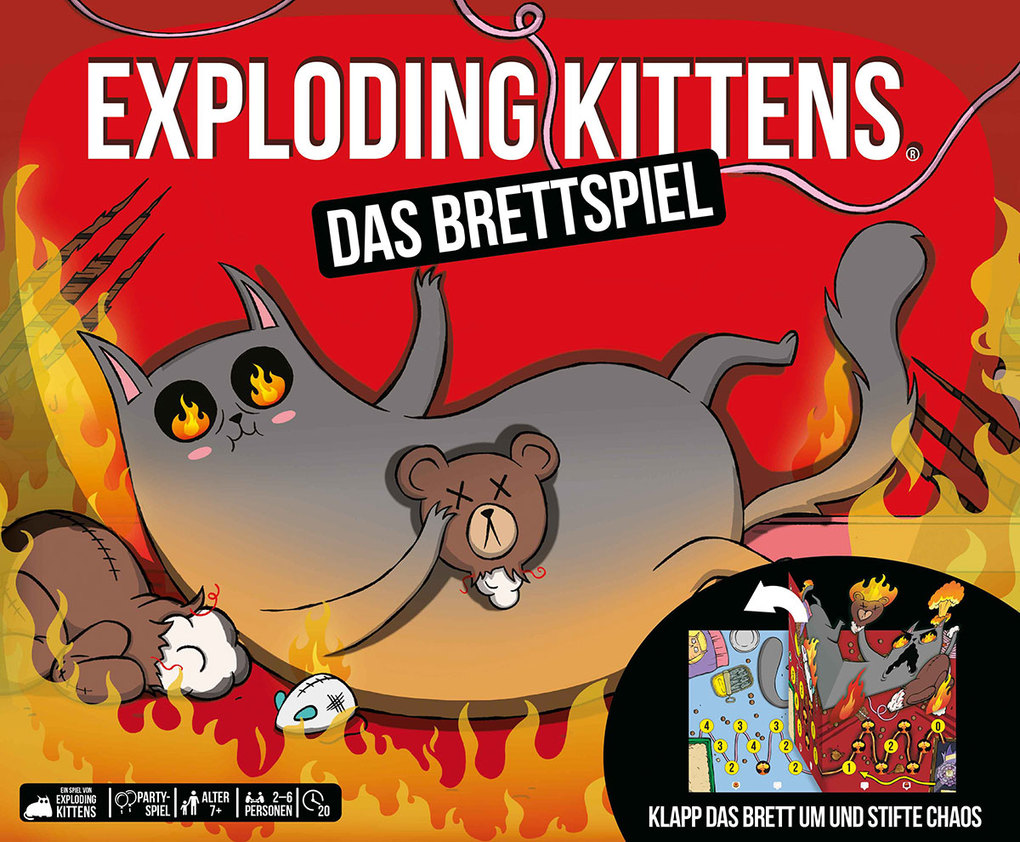 Weitere Ansicht: Exploding Kittens: Das Brettspiel | Exploding Kittens Team
