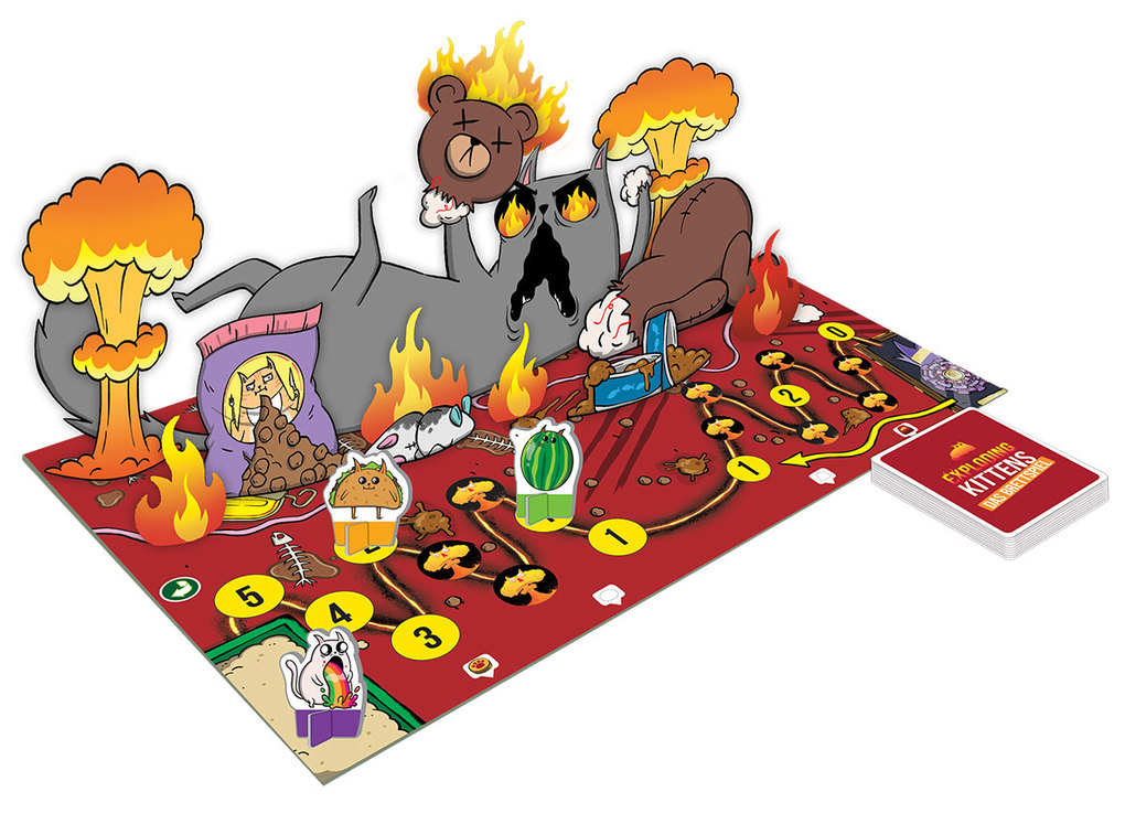 Weitere Ansicht: Exploding Kittens: Das Brettspiel | Exploding Kittens Team