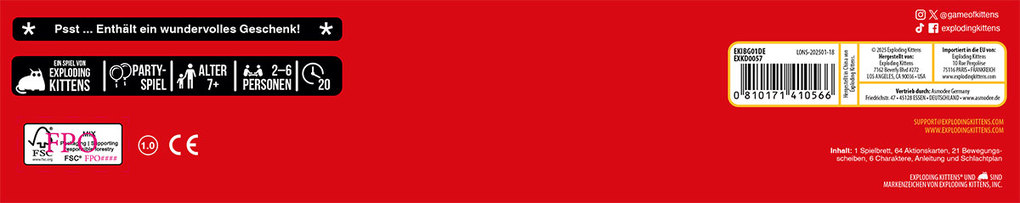 Weitere Ansicht: Exploding Kittens: Das Brettspiel | Exploding Kittens Team