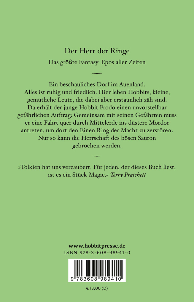 Weitere Ansicht: Der Herr der Ringe. Bd. 1 - Die Gefährten (Der Herr der Ringe. Ausgabe in neuer Übersetzung und Rechtschreibung, Bd. 1) | J. R. R. Tolkien, John R. R. Tolkien