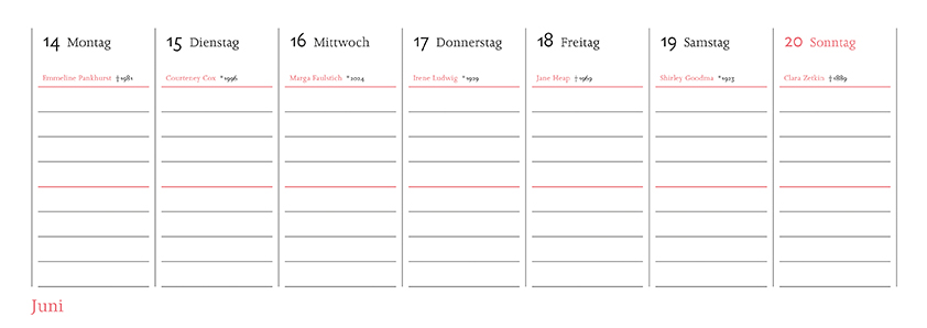 Weitere Ansicht: Wilde Zeiten - Wochenplaner 2027