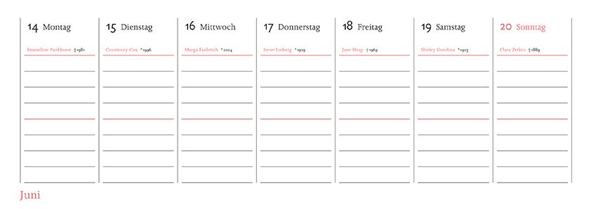 Weitere Ansicht: Wilde Zeiten - Wochenplaner 2027