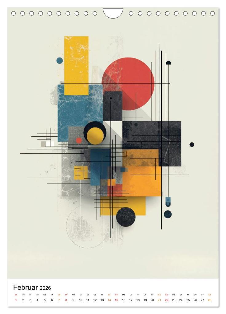 Weitere Ansicht: Bauhaus Re:Vision (Wandkalender 2026 DIN A4 hoch), CALVENDO Monatskalender | Meike und Peter Roder, Calvendo