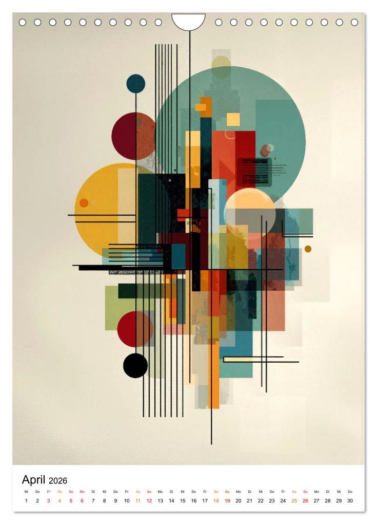 Weitere Ansicht: Bauhaus Re:Vision (Wandkalender 2026 DIN A4 hoch), CALVENDO Monatskalender | Meike und Peter Roder, Calvendo