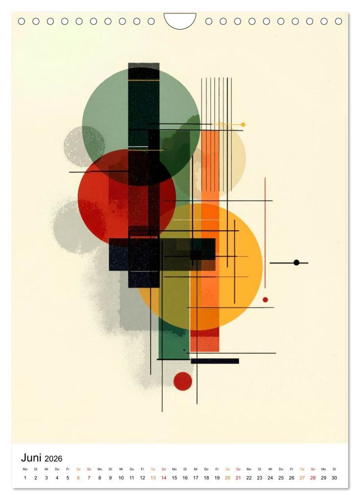 Weitere Ansicht: Bauhaus Re:Vision (Wandkalender 2026 DIN A4 hoch), CALVENDO Monatskalender | Meike und Peter Roder, Calvendo