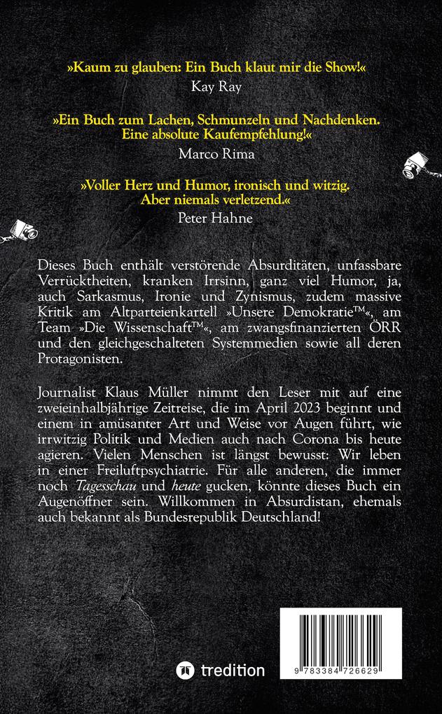Weitere Ansicht: Zeitreise durch Absurdistan | Klaus Müller