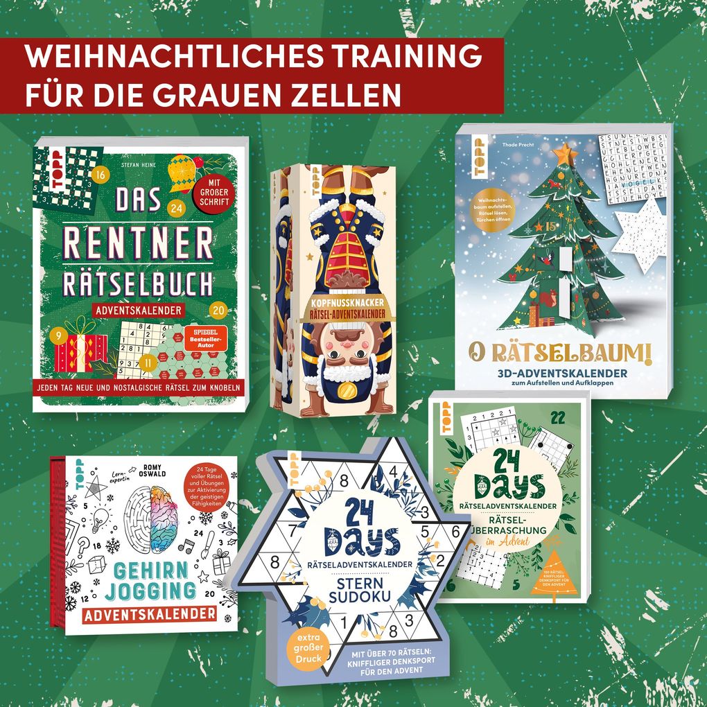 Weitere Ansicht: Das Rentner-Rätselbuch - Adventskalender | Stefan Heine