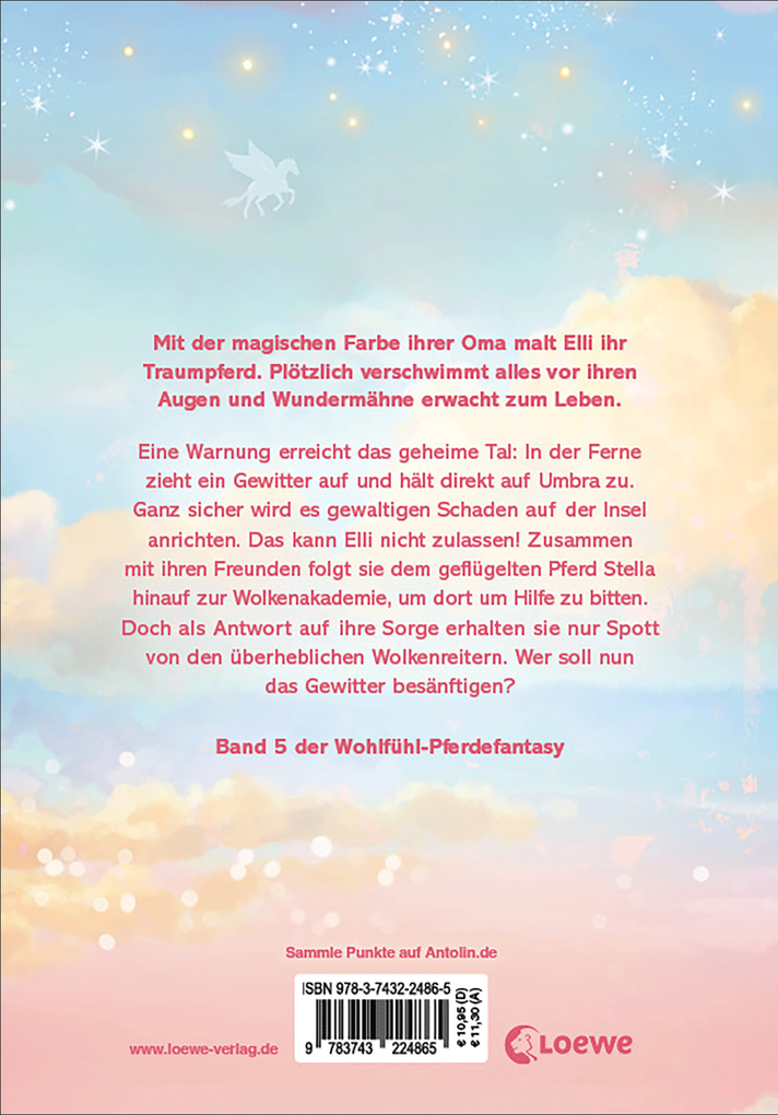 Weitere Ansicht: Wundermähne (Band 5) - Die geheimnisvollen Wolkenpferde | Jana Hoch