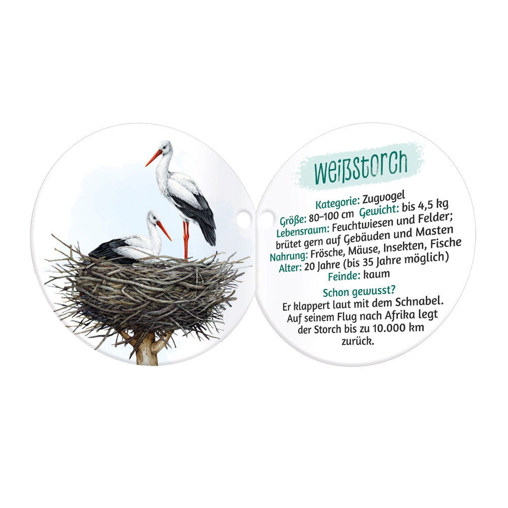 Weitere Ansicht: TRÖTSCH - Plüsch Storch 21 cm