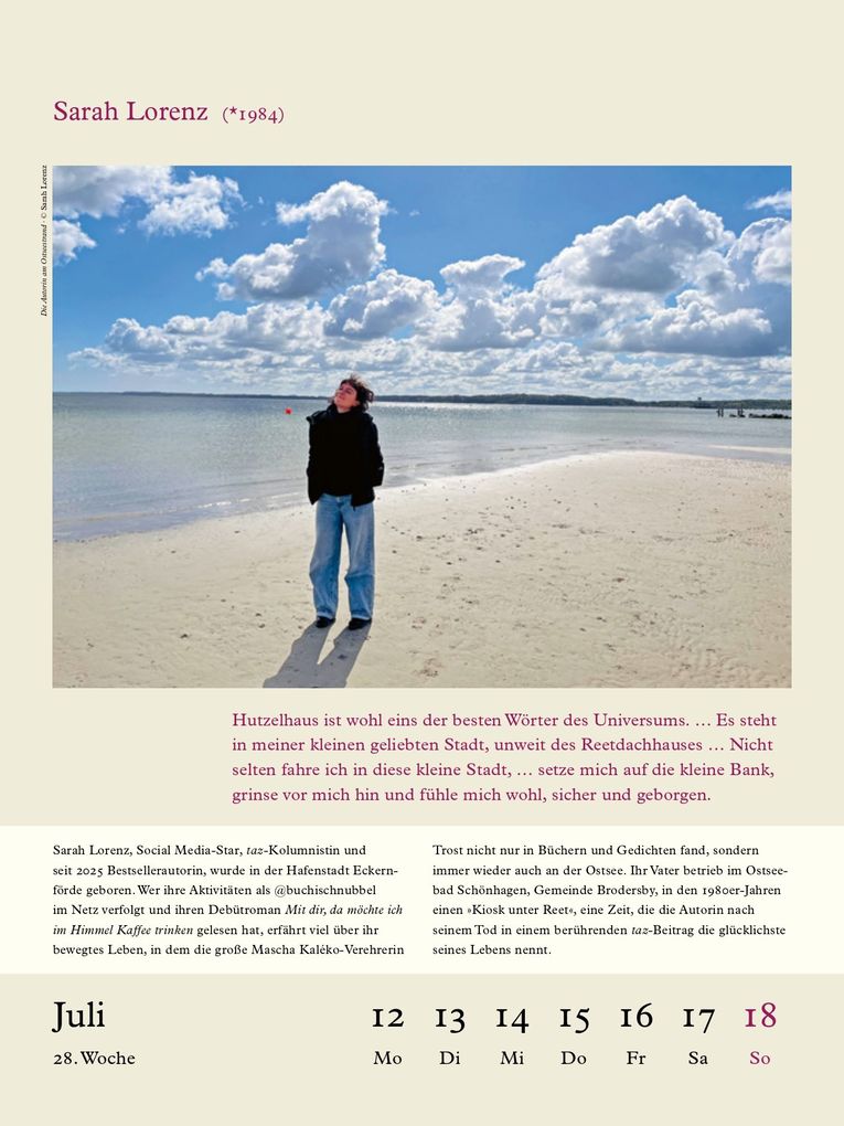 Weitere Ansicht: Literarische Ostsee Kalender 2027