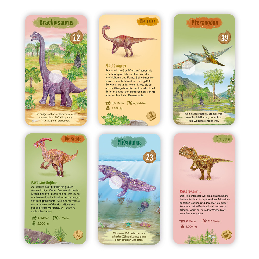 Weitere Ansicht: TRÖTSCH - 55 Lernkarten Dinosaurier