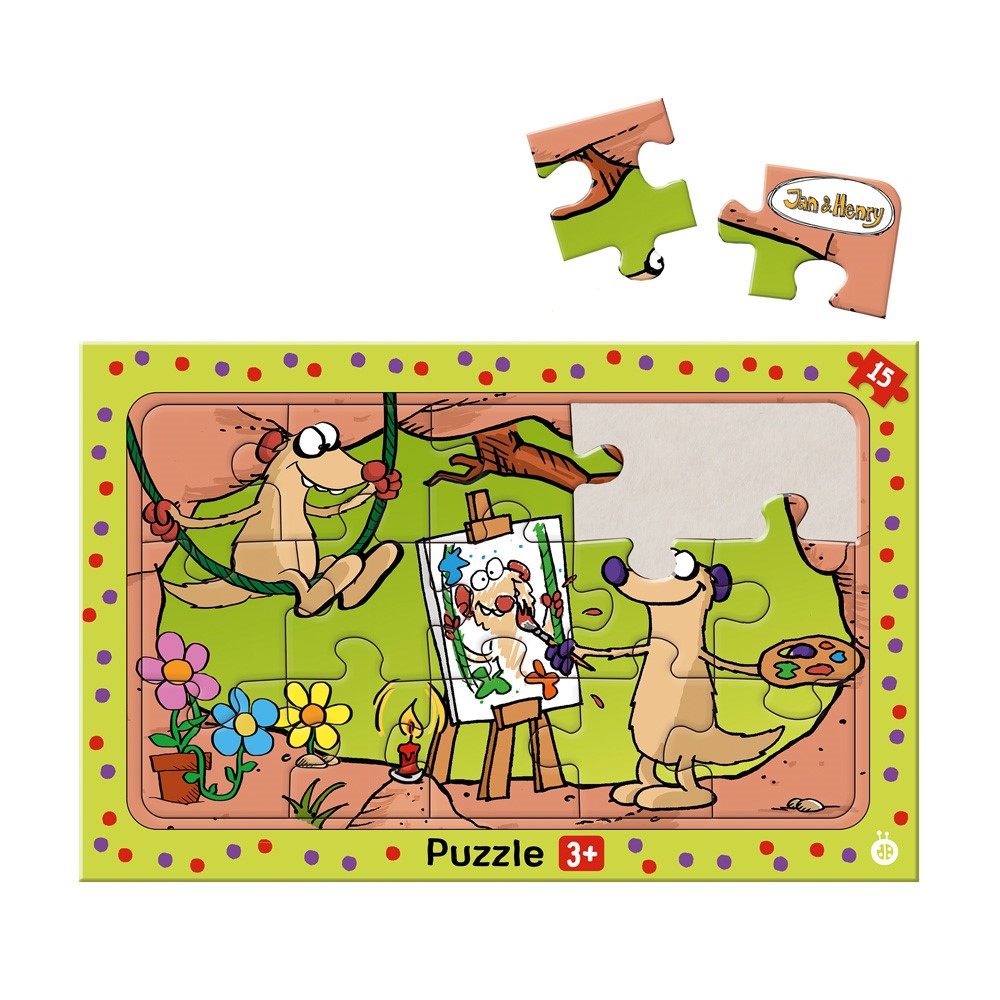 Weitere Ansicht: TRÖTSCH - Jan & Henry Rahmenpuzzle 15-teilig