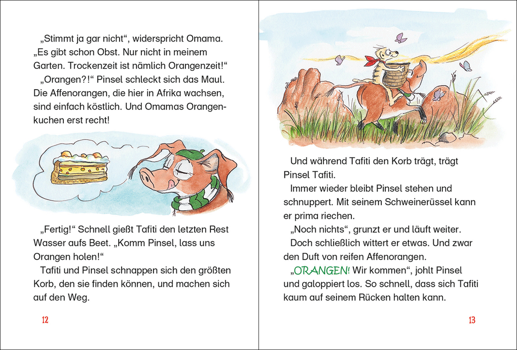 Weitere Ansicht: Tafiti (Band 24) - Ein Glücksschwein mit Pinselohren | Julia Boehme