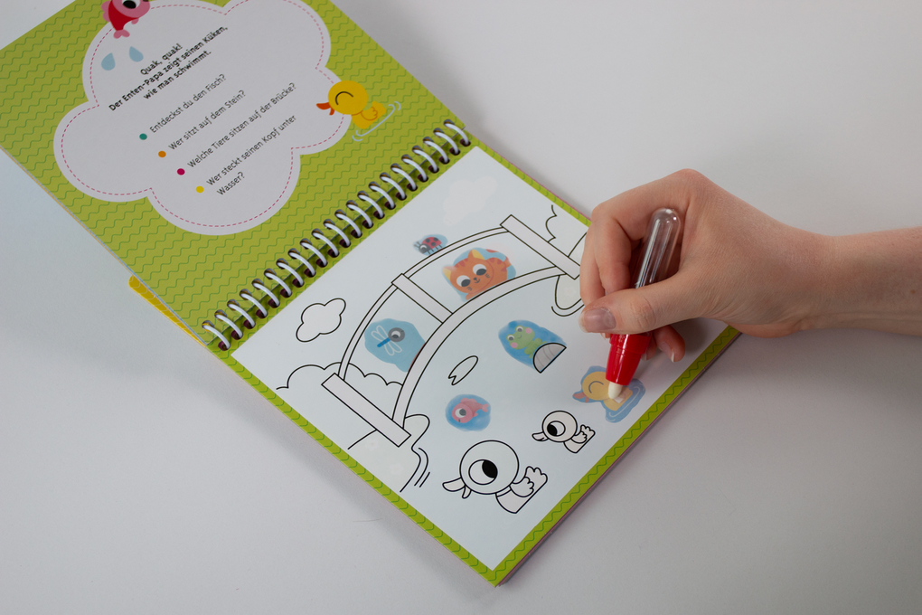 Weitere Ansicht: Das magische Wassermalbuch - Frühling